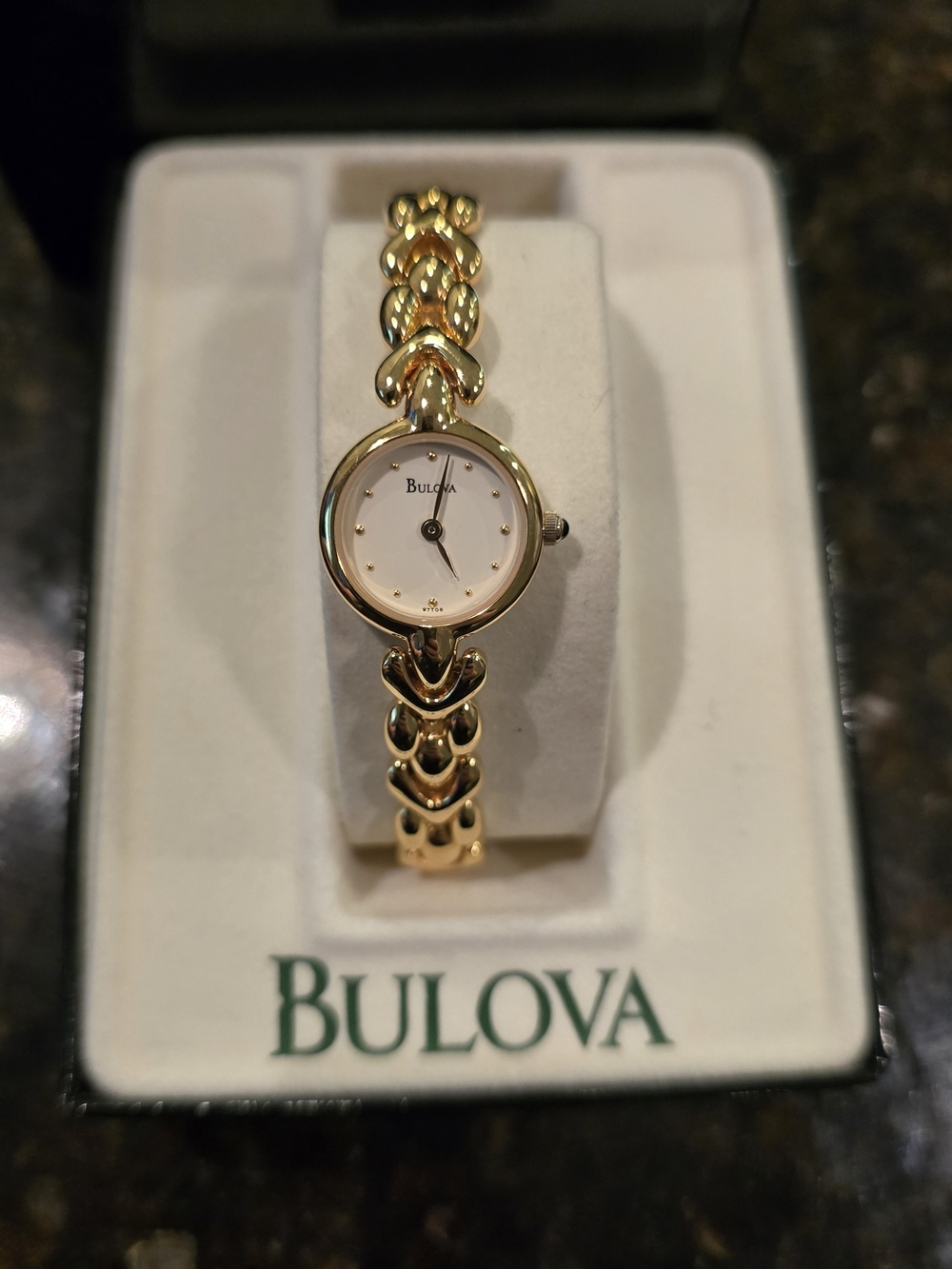 Bulova Women's Gold Bracelet Watch - Elegant Gold Tone